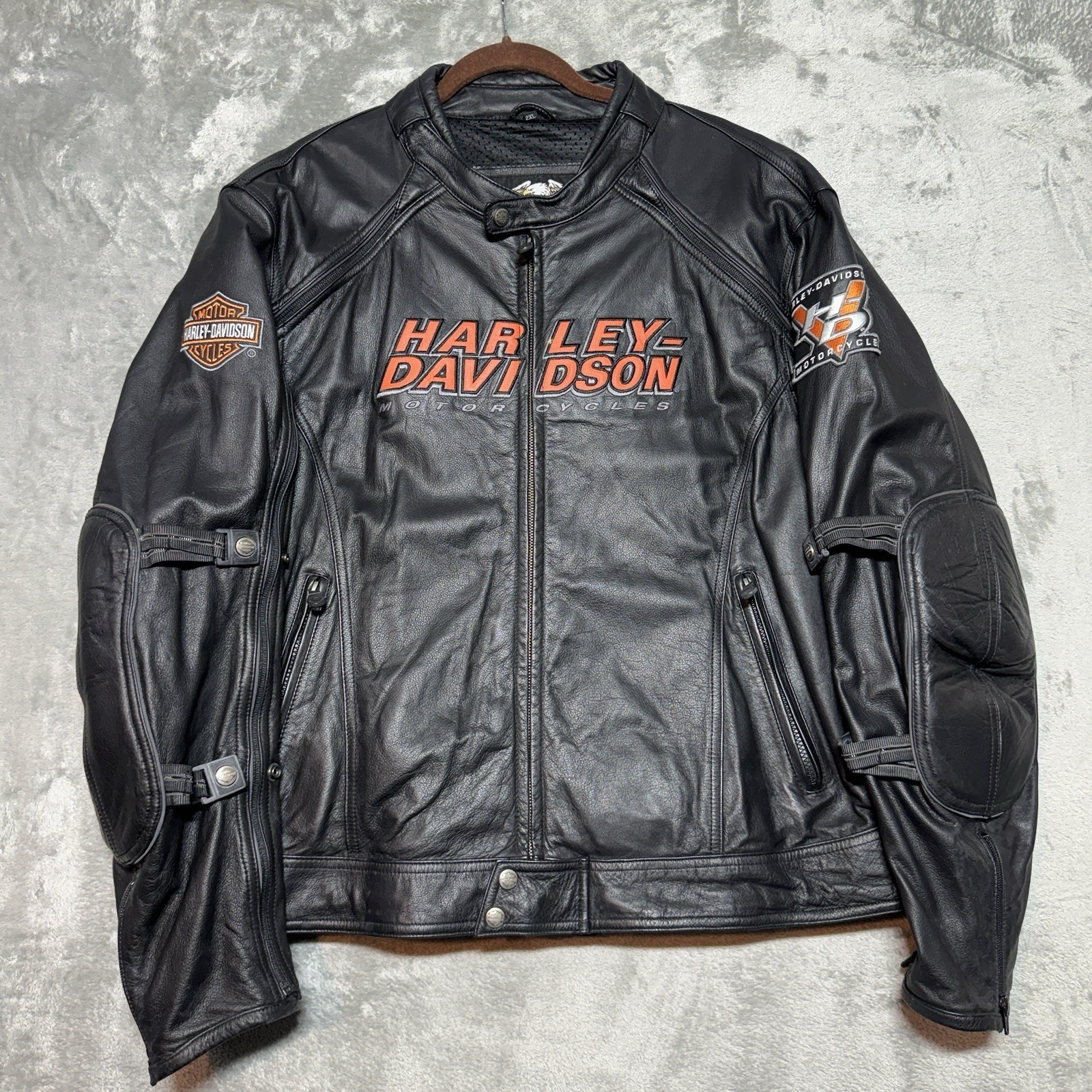 Harley-Davidson Men's Alternator Switchback 2-In-1 Leather Jacket Xxl 98117-08vm